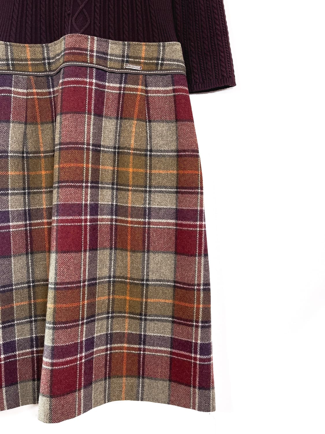 꾸레쥬 울 니트 원피스 상품이미지3