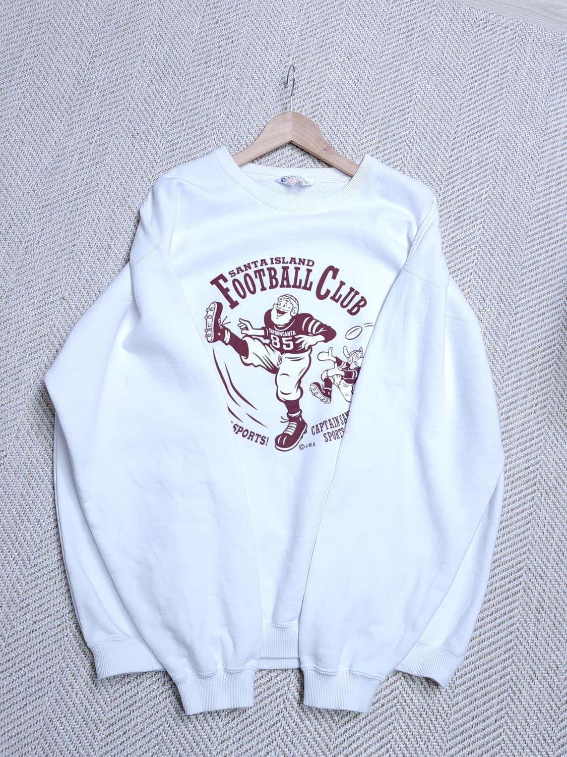 캡틴산타 XL 화이트 맨투맨  상품이미지2