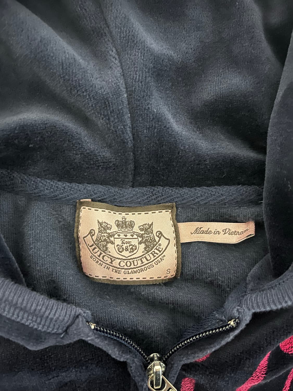 쥬시꾸뛰르 y2k 벨벳 트랙 셋업 상품이미지5