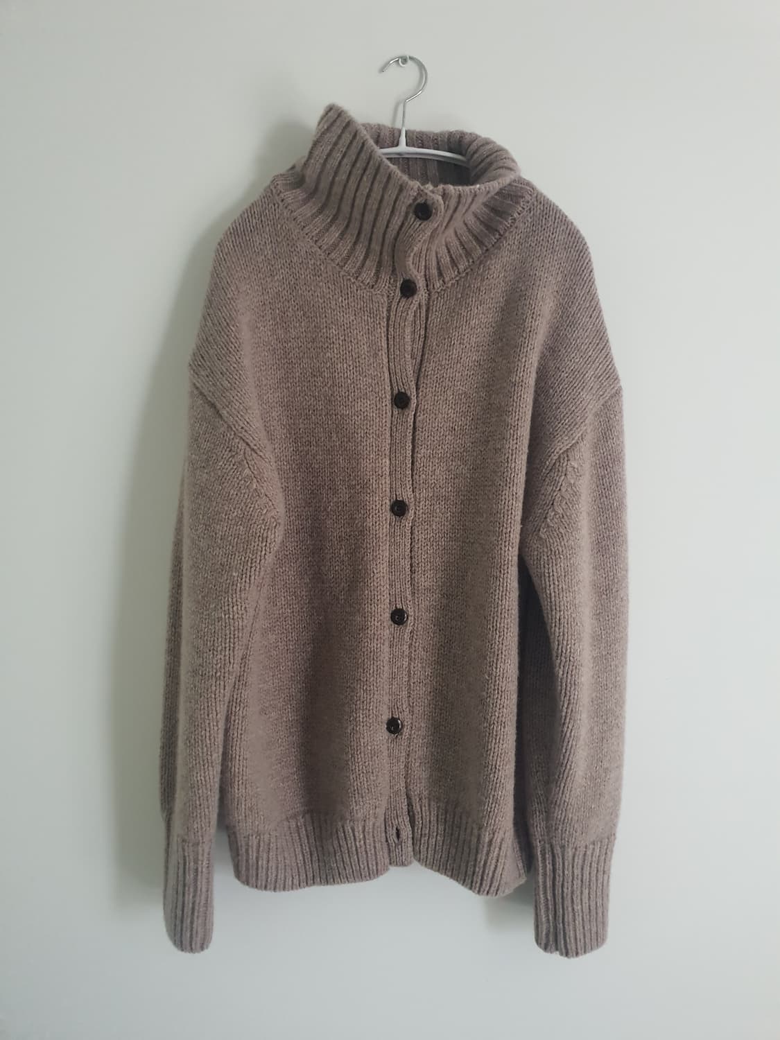 시야쥬 하이넥 니트 가디건 상품이미지1