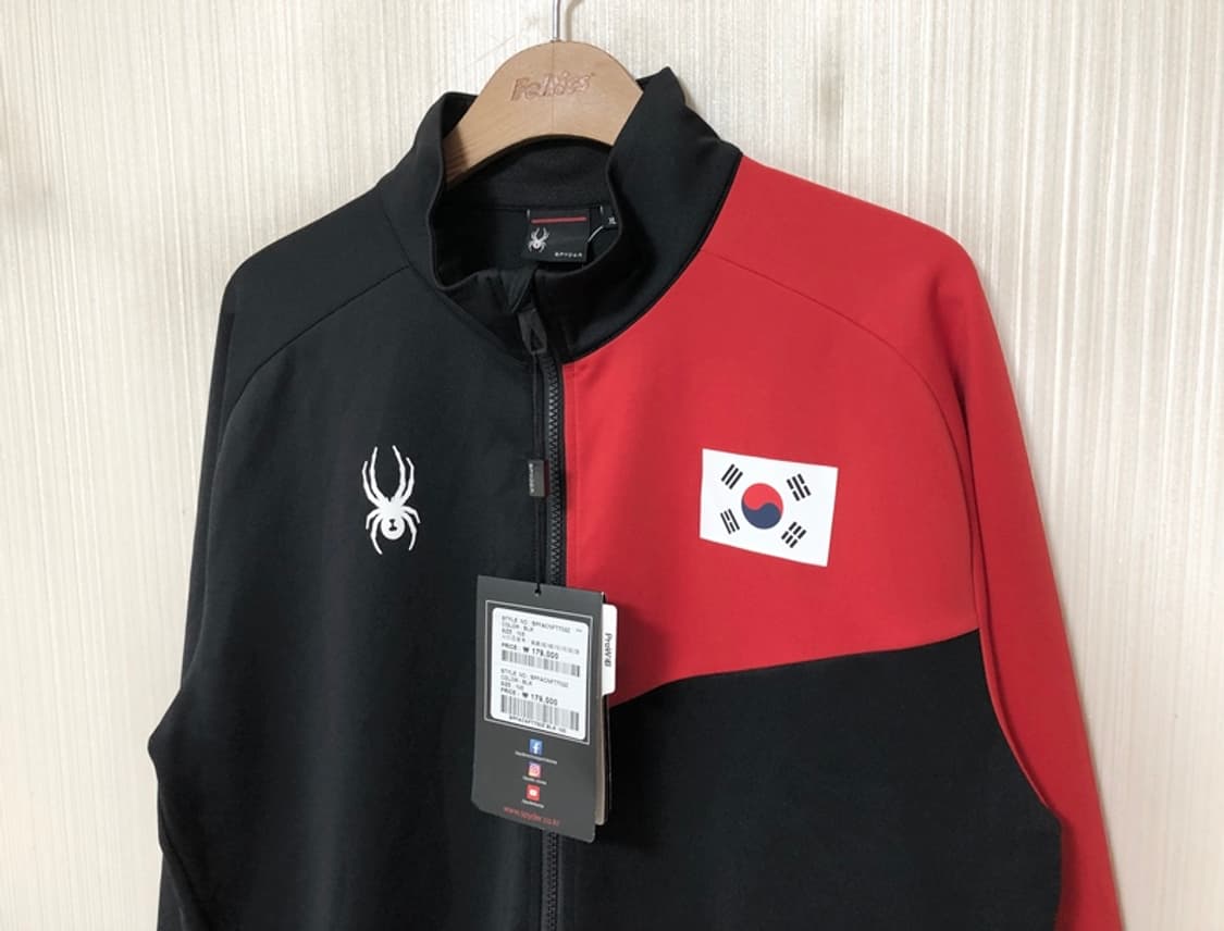 스파이더(SPYDER)국대 레슬링국가대표 지급용 트레이닝자켓 XL 상품이미지7