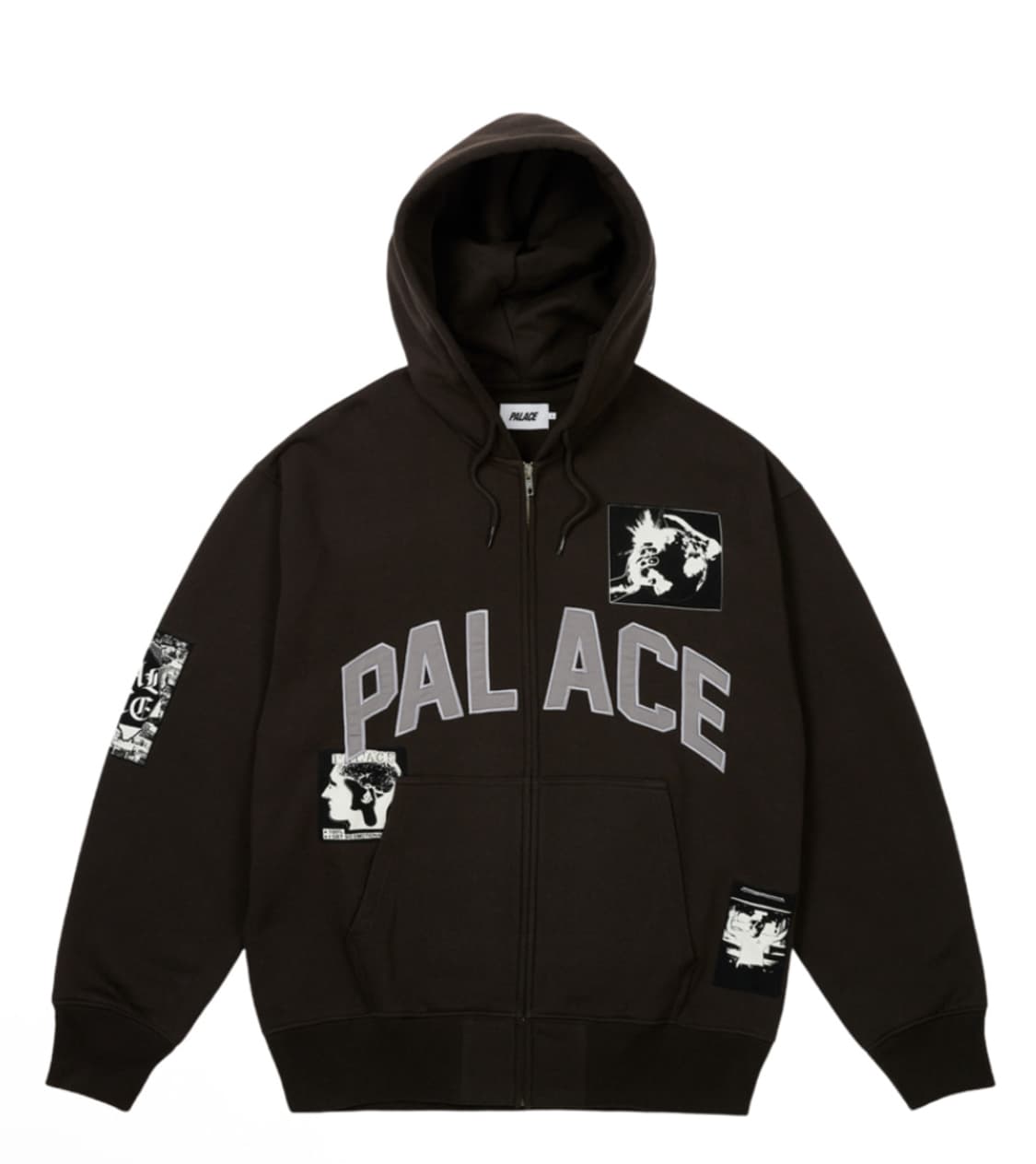 팔라스 패치 업 집 후드 블랙 - 25SS 상품이미지1