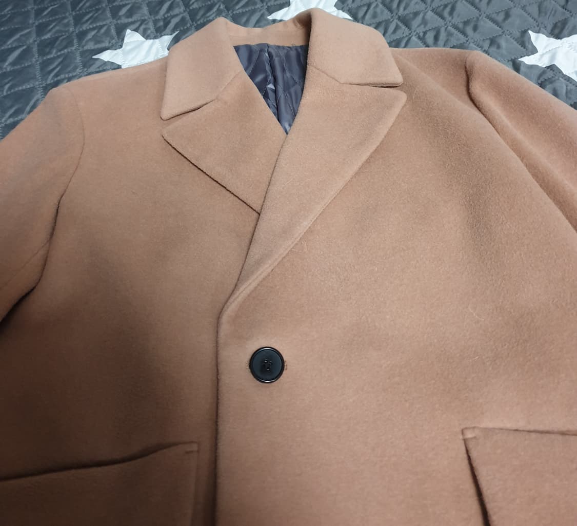 마인드브릿지 안감누빔 울혼방 코트 베이지 (95) 상품이미지2