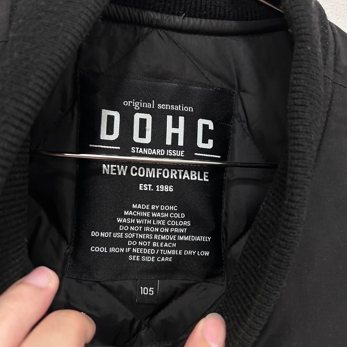 DOHC 덕다운 숄카라 히든집업 돕빠 롱패딩 상품이미지3