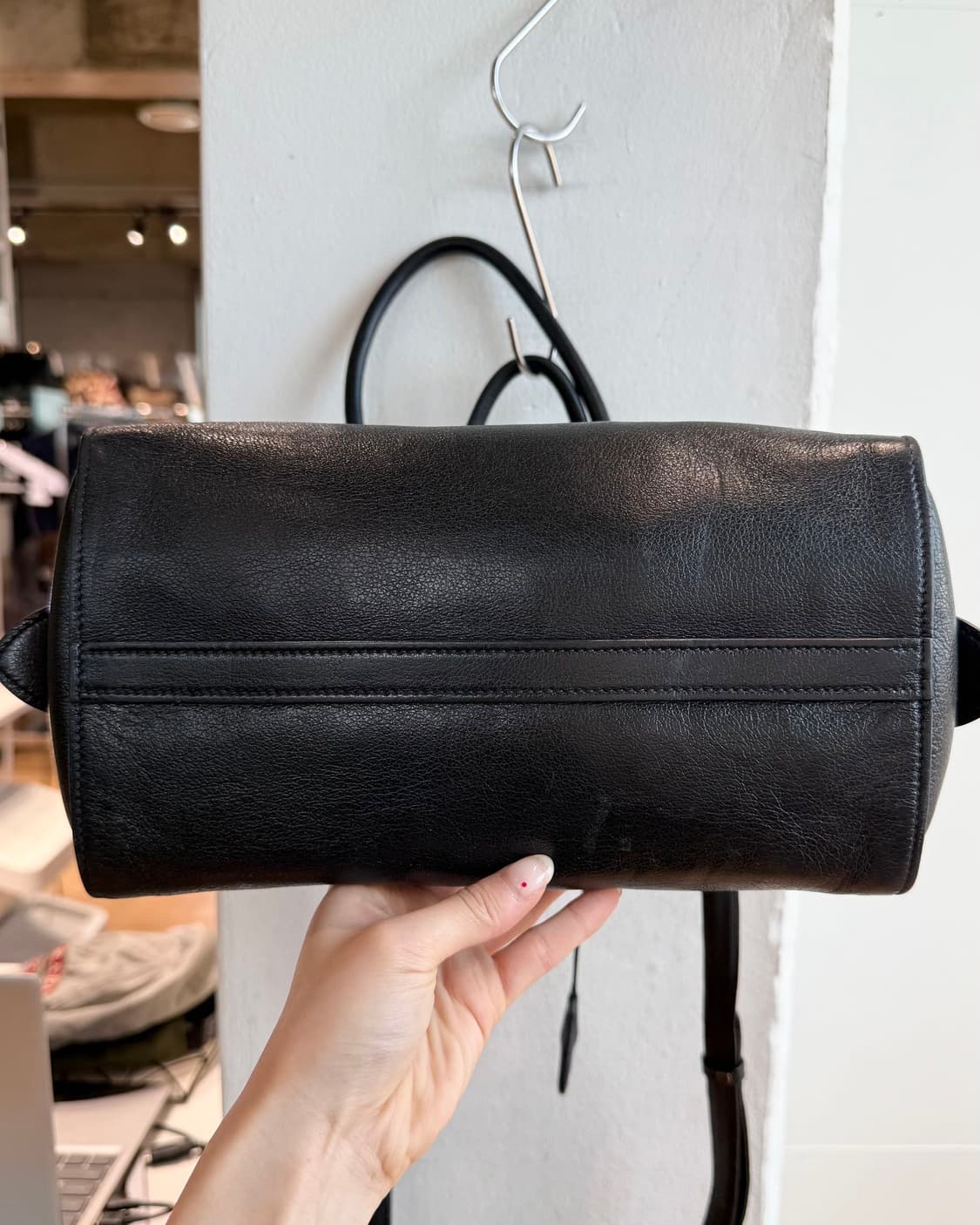 프라다 블랙 사피아노 투웨이 토트백  상품이미지7