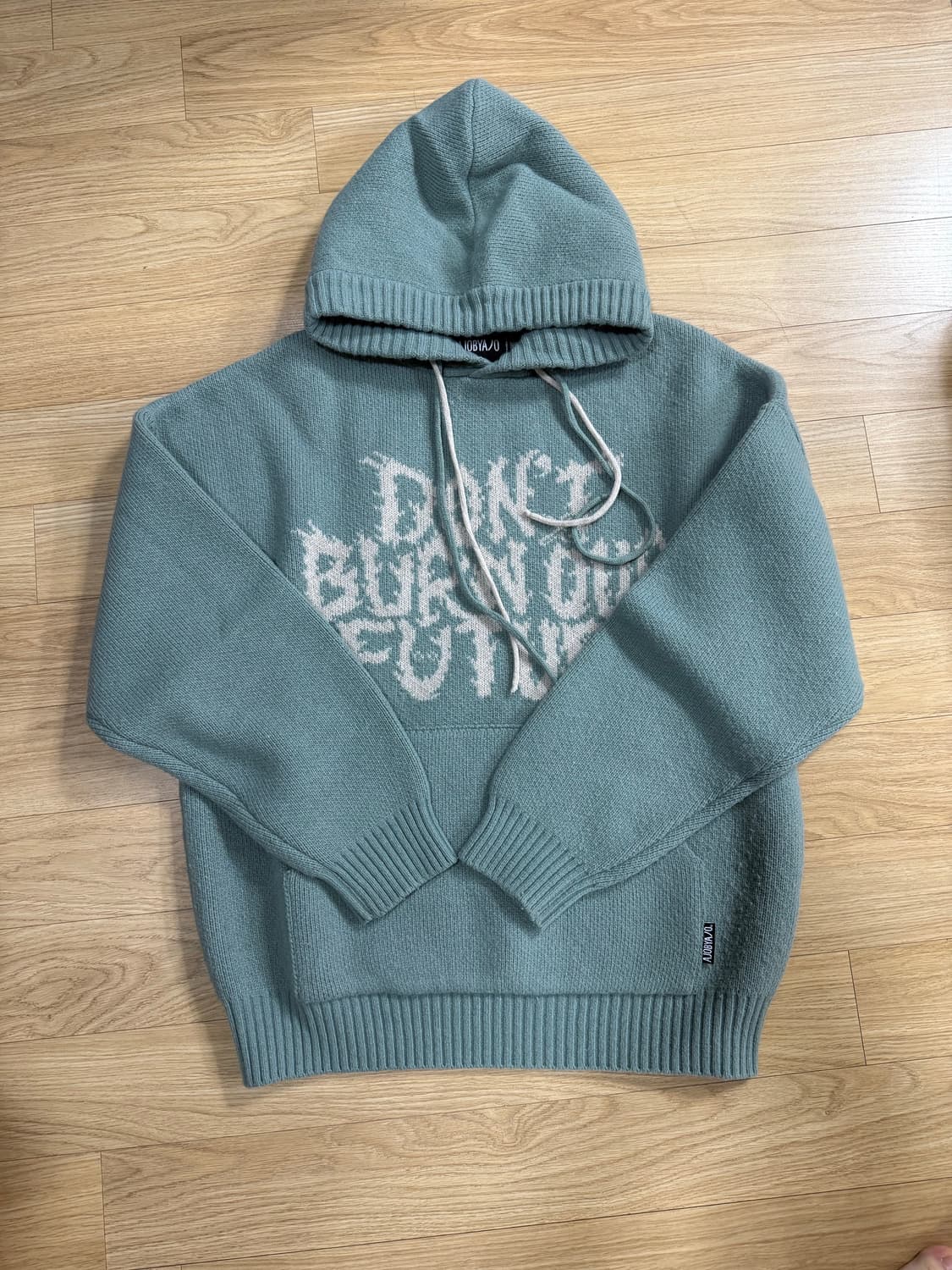 아조바이아조 울 니트 후디 상품이미지3