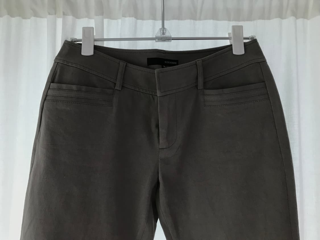 모카 스판 카프리 팬츠 상품이미지2