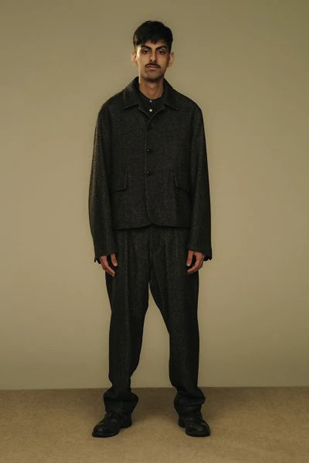 2) URU 우루 울 캐시미어 4버튼 자켓 상품이미지8