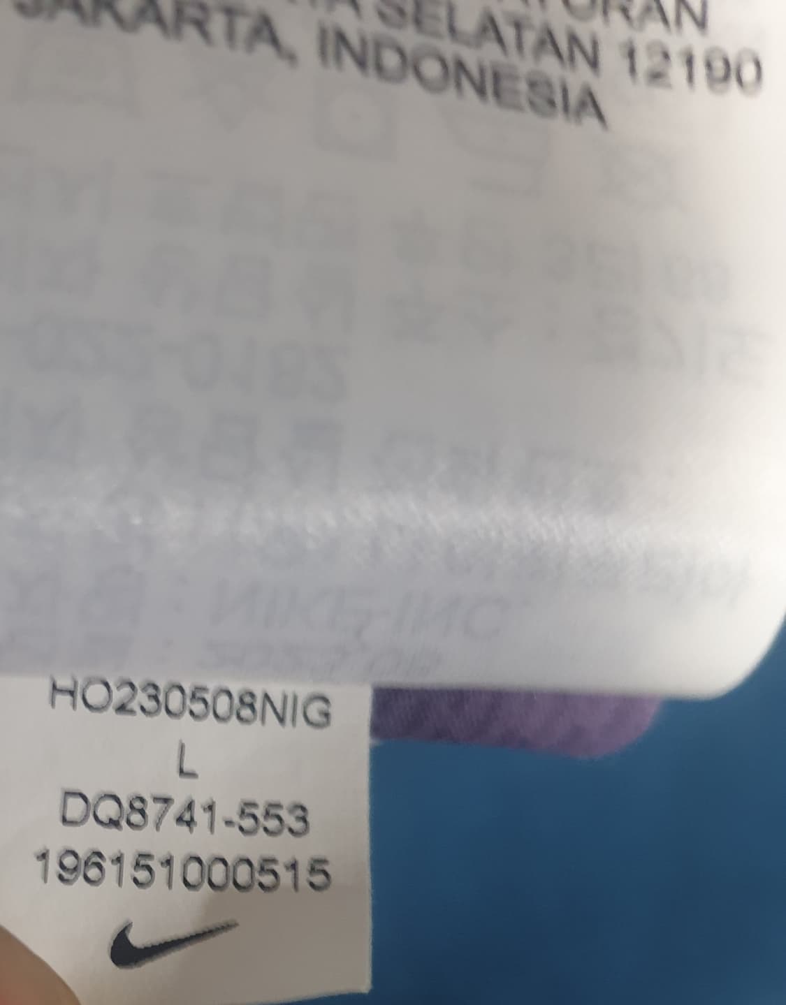 나이키 코튼배색 우븐 카고 조거팬츠 퍼플 (28) 상품이미지4