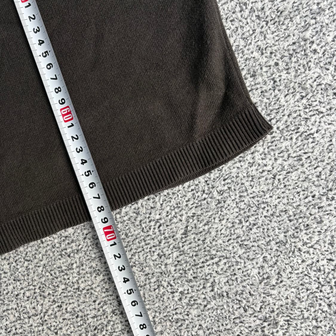 M 무신사스탠다드 크루넥 니트 긴팔티 0303J 상품이미지6