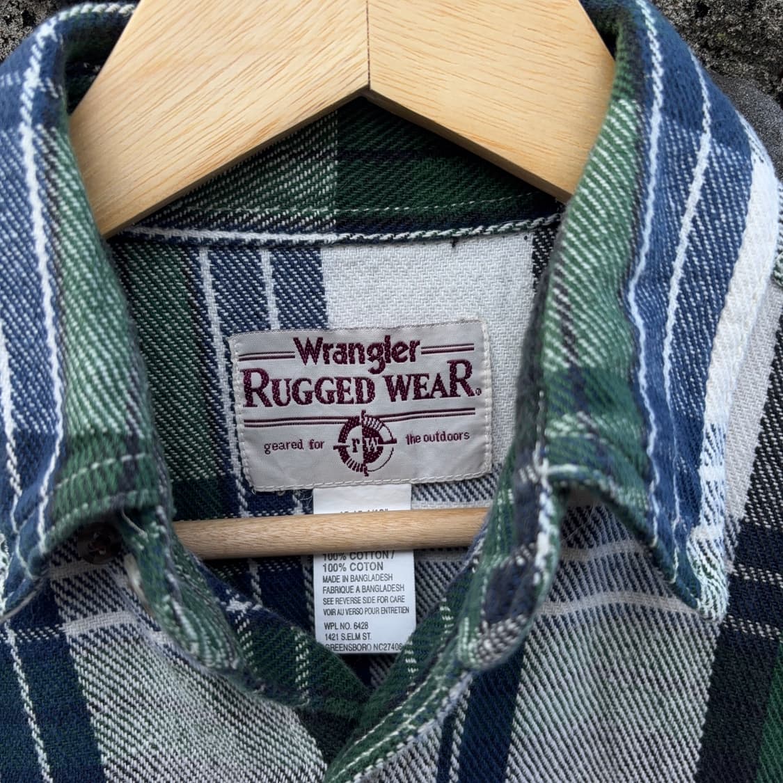 랭글러 Wrangler 리지드 웨어 플란넬 체크 셔츠 상품이미지8