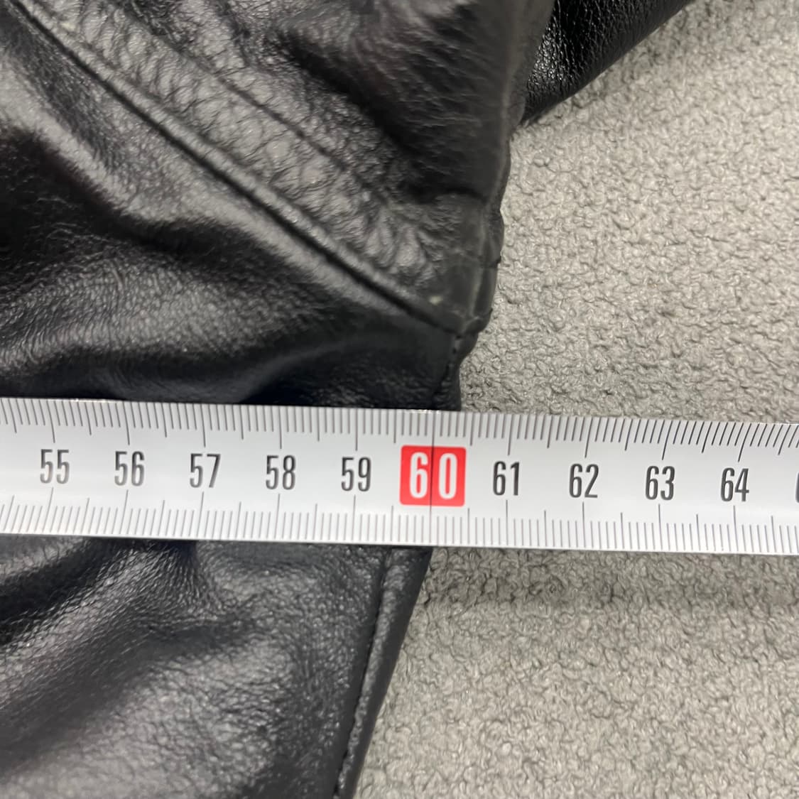 XXL 빈티지 리얼레더 소가죽 봄버자켓 상품이미지6