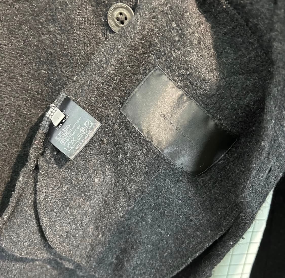 The viridi anne 축융 울 숄카라 가디건 상품이미지3