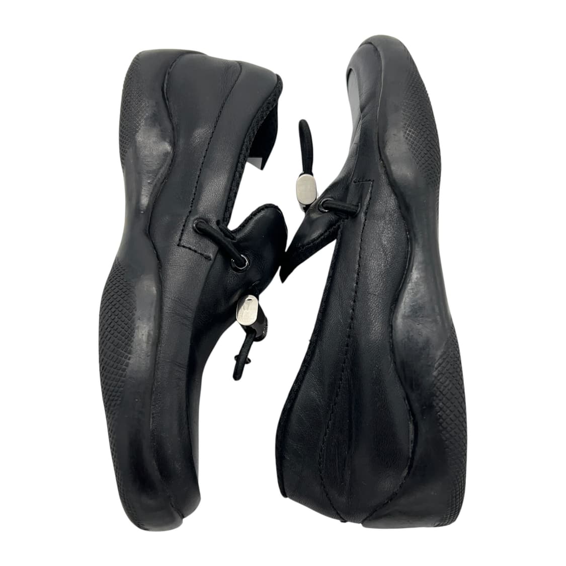 230 W Vtg 프라다 스포츠 토클 슬립온 블랙 (US6) 상품이미지3