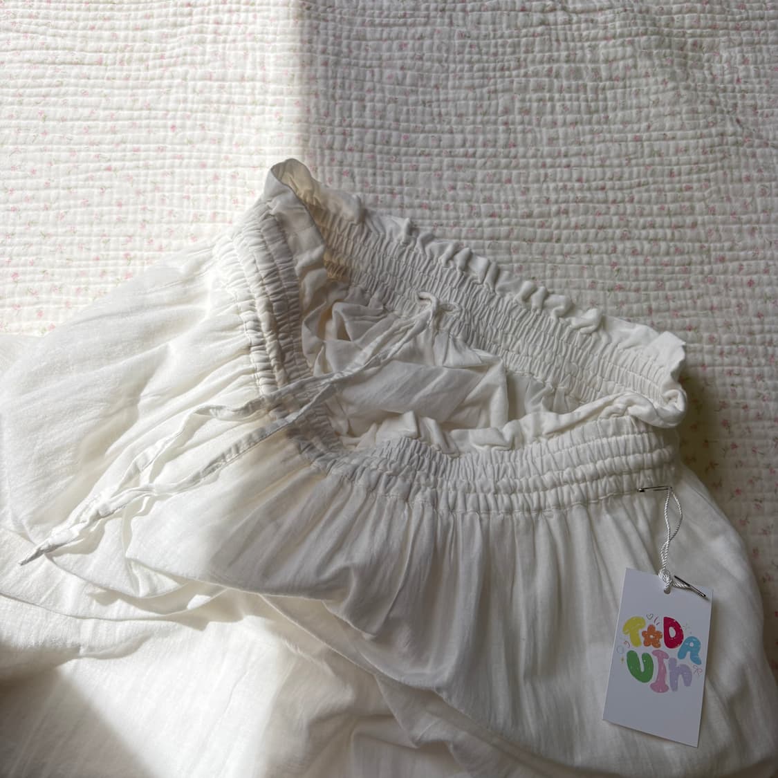 JPN/ 화이트 펀칭 레이스 롱 스커트 화이트롱스커트 모리걸롱스커트  상품이미지8