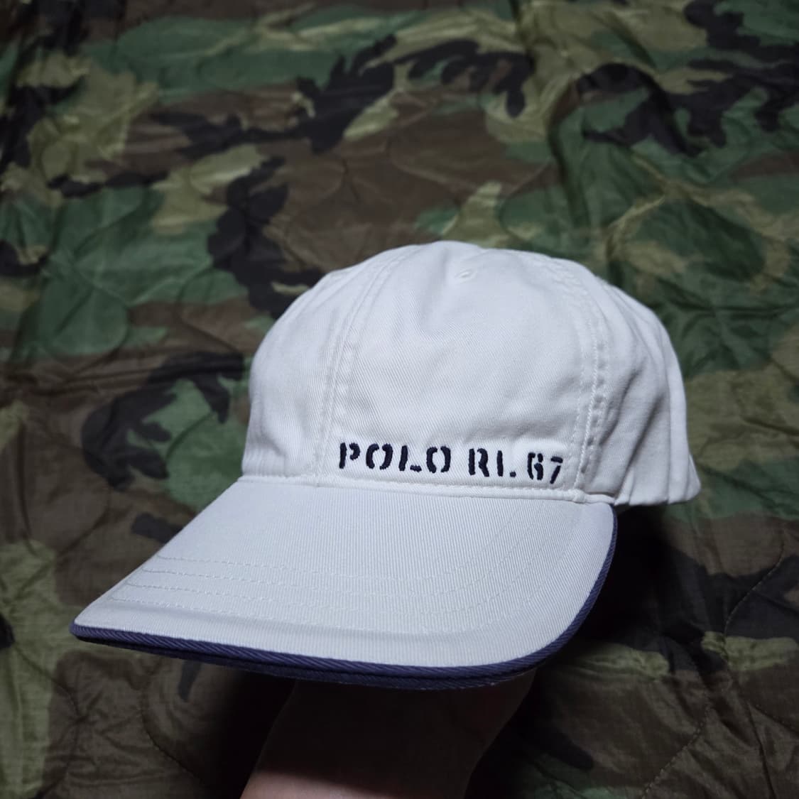 00s Vintage Polo Ralph Lauren RL 67 Cap 상품이미지1