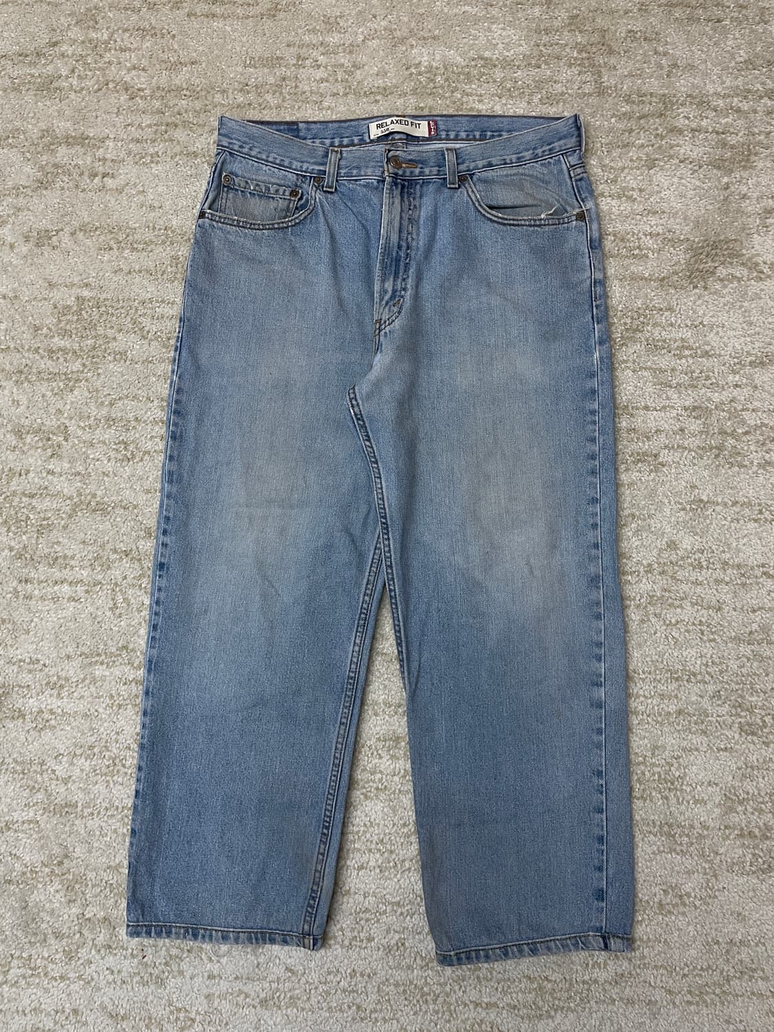 [36] 00s Levis 리바이스 550 36사이즈 라이트 블루 데님 상품이미지1