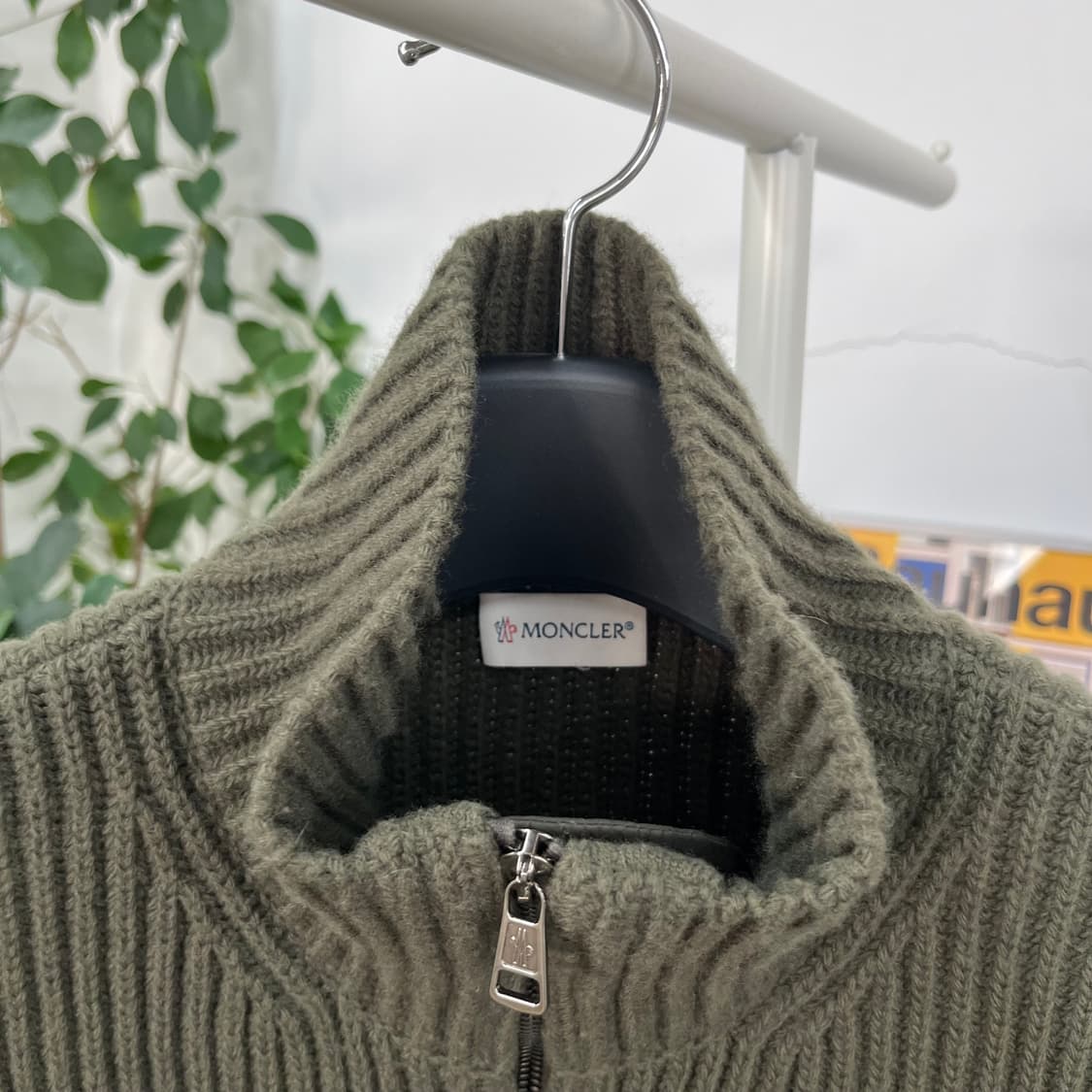 몽클레어 풀오버 하프집업 니트 M 상품이미지3