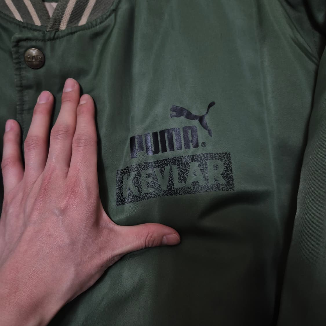 푸마 KEVLAR 올드스쿨 MA-1 항공점퍼 붐버자켓 L(100) 상품이미지4