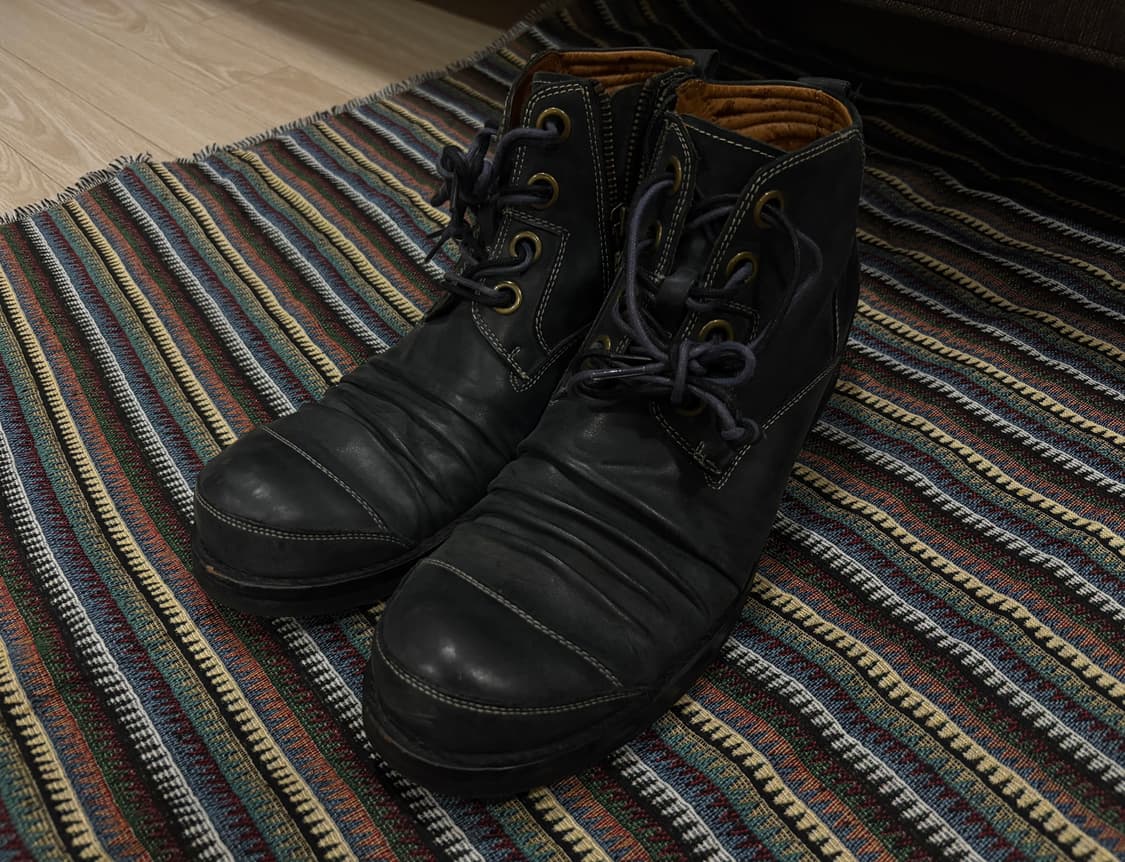 whoop de doo drape leather boots 상품이미지1