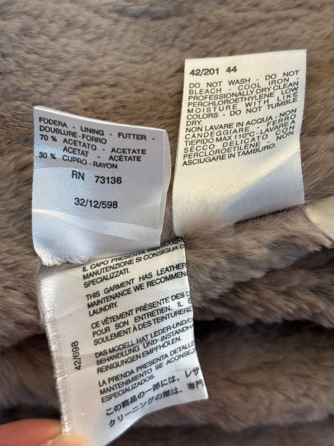 Maxmara Fur Denim Jacket 상품이미지9