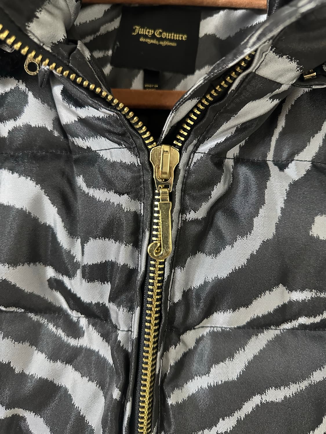 (rare) 쥬시 꾸뛰르 퍼 트리밍 구스다운 숏패딩 s 상품이미지3