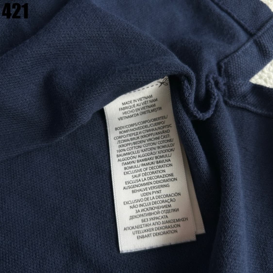 폴로 랄프로렌 네이비 반팔  상품이미지3