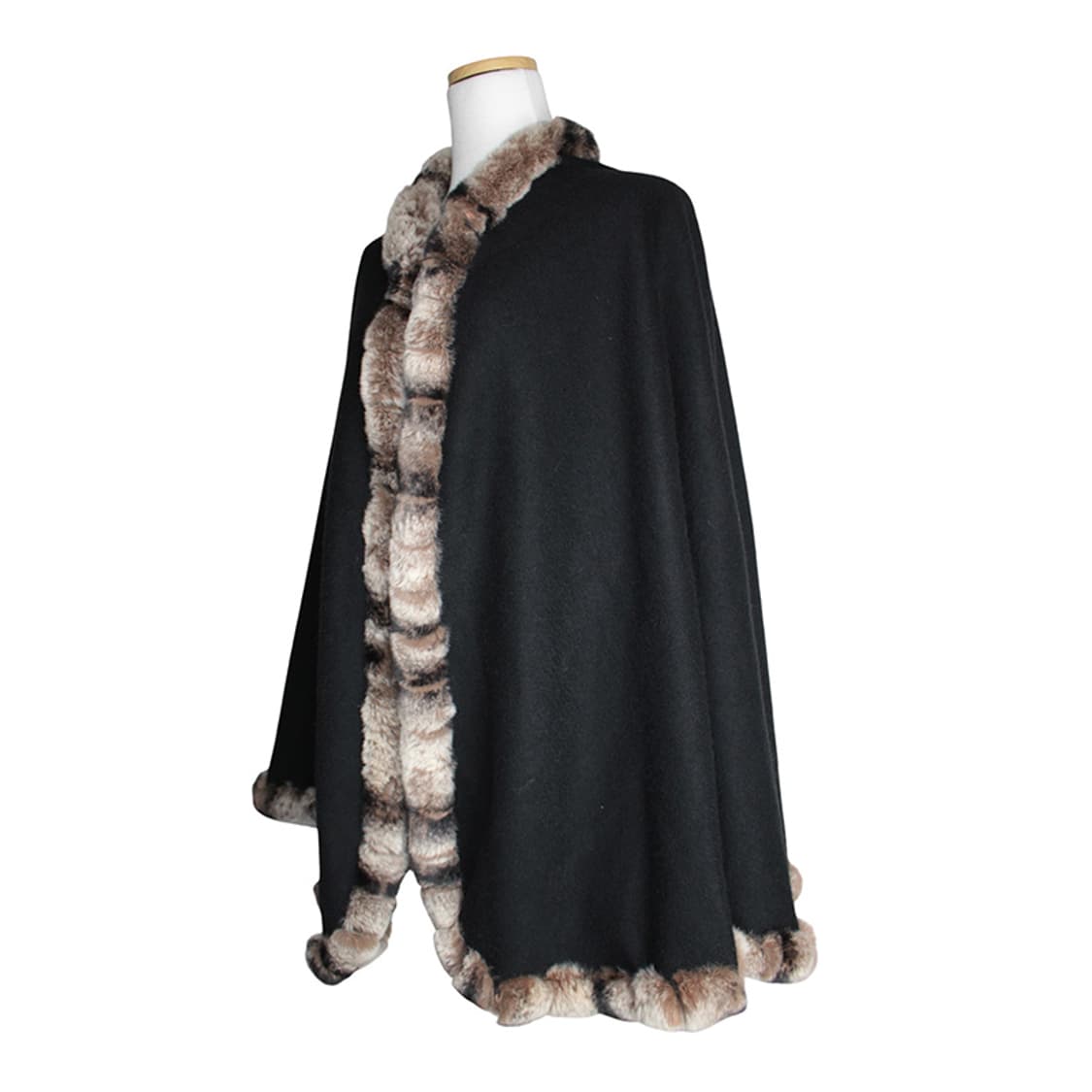 bellefennec 블랙 캐시미어 렉스퍼 케이프 ( 프리사이즈) 상품이미지2