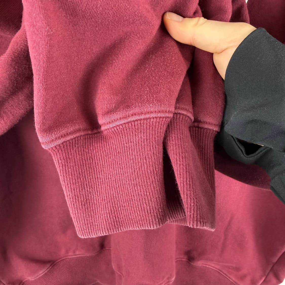 L) 유니폼브릿지 1960 스웻 맨투맨 버건디 상품이미지3