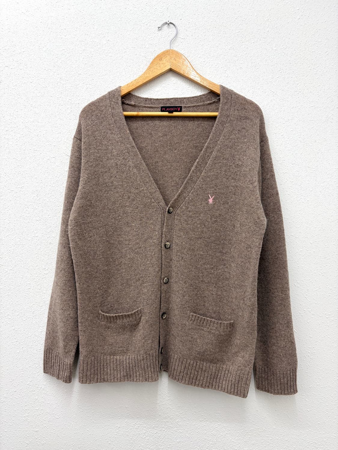 PLAYBOY 울 브이넥 가디건 상품이미지1
