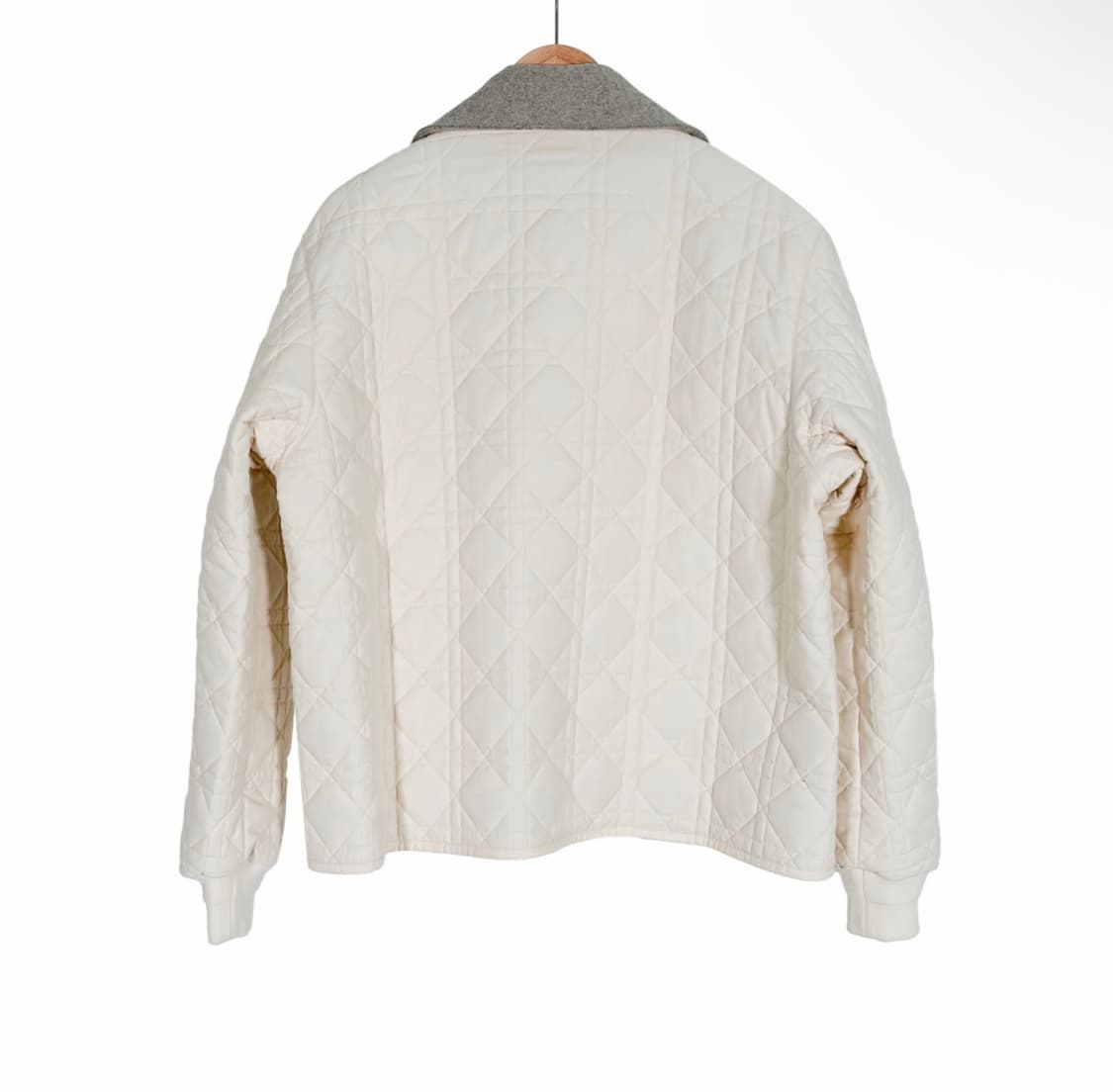 [52] 디올 남성 에크루 까나쥬 블렌드 크롭 블루종 자켓 베이지 그레이 상품이미지2