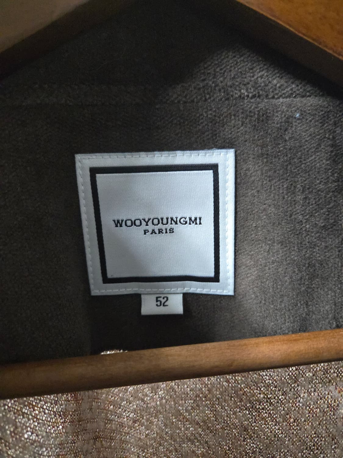 우영미 베이지 부클 하프 집업 스웨트 52 (110~115) 상품이미지7