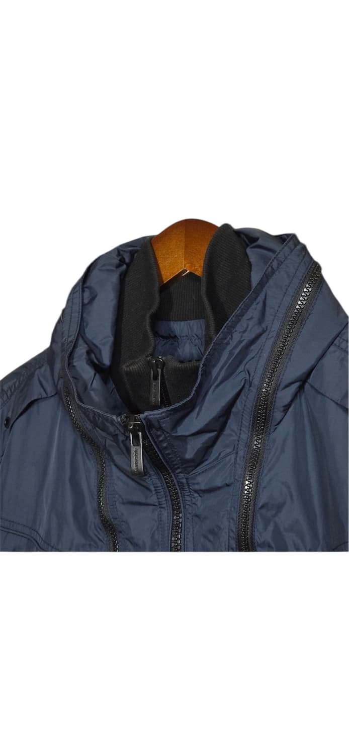 TBJ 빈티지 절개라인 네이비 바람막이 자켓 상품이미지3