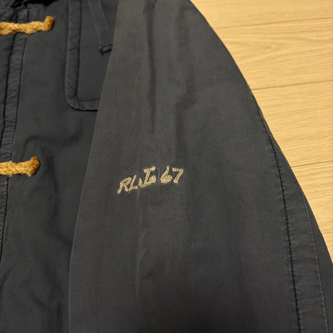 폴로 빈티지 토글버튼 후드 롱 떡볶이 자켓 상품이미지5