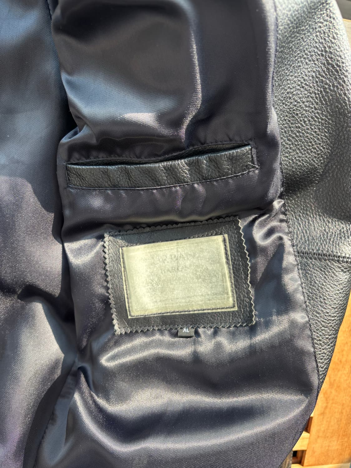 URBAN BARON 카우레더 바이커 자켓 상품이미지5