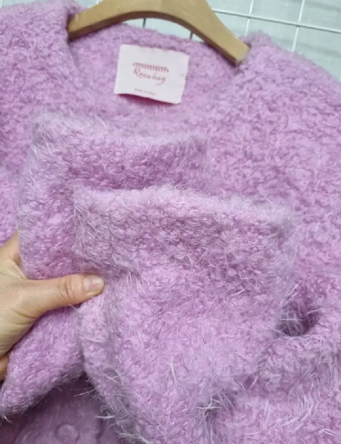 (택포) 로즈베이 모직자켓 (퍼플)새상품급 상품이미지5