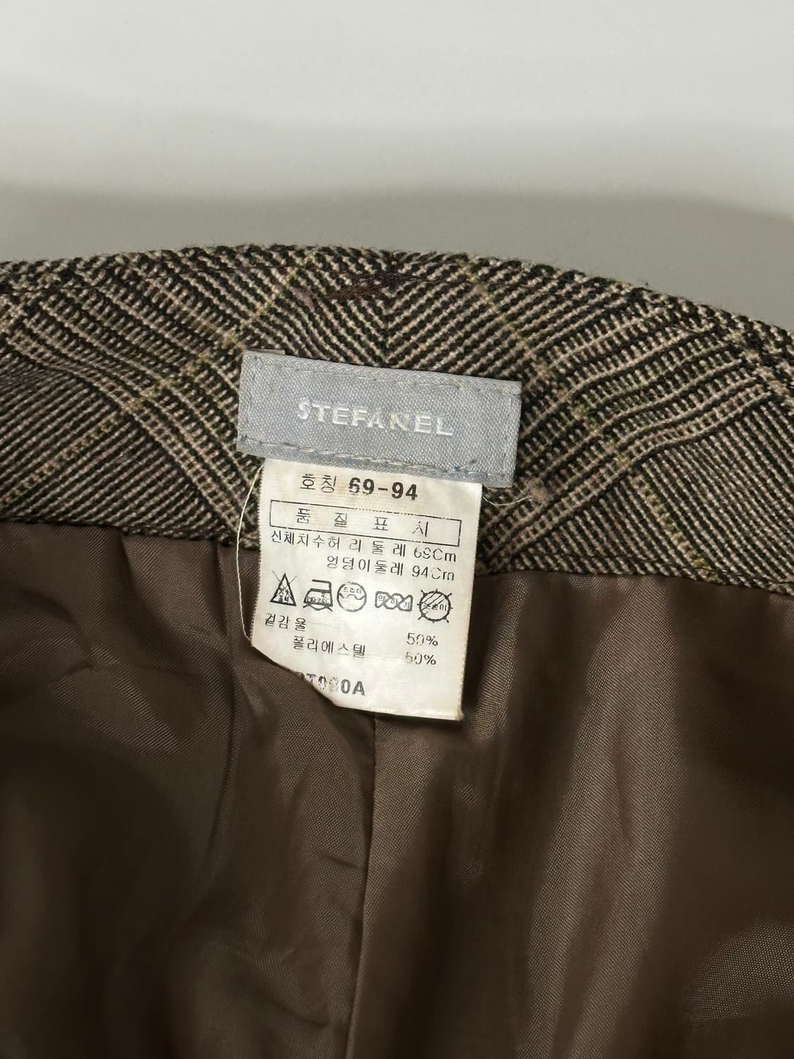 STEFANEL 체크 팬츠 (세트 4개 구성) 상품이미지2