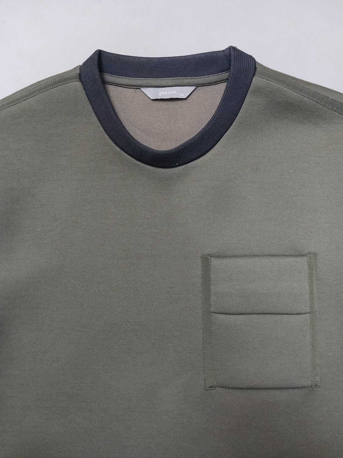 [100] 지오지아 카키 네오브랜 맨투맨 스웨트셔츠 상품이미지2