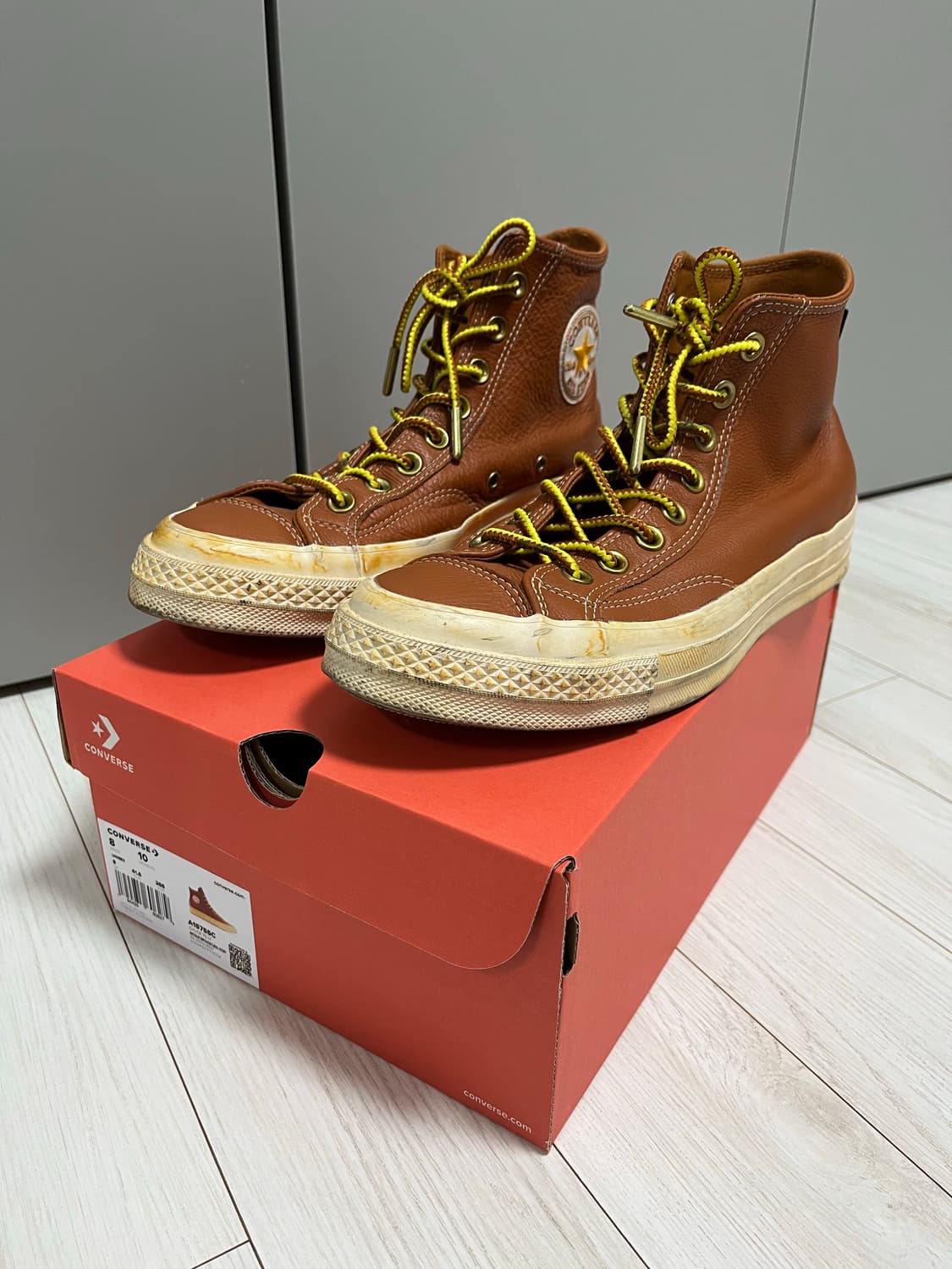 [260] 컨버스 척70 하이 레더 목토맛 상품이미지1