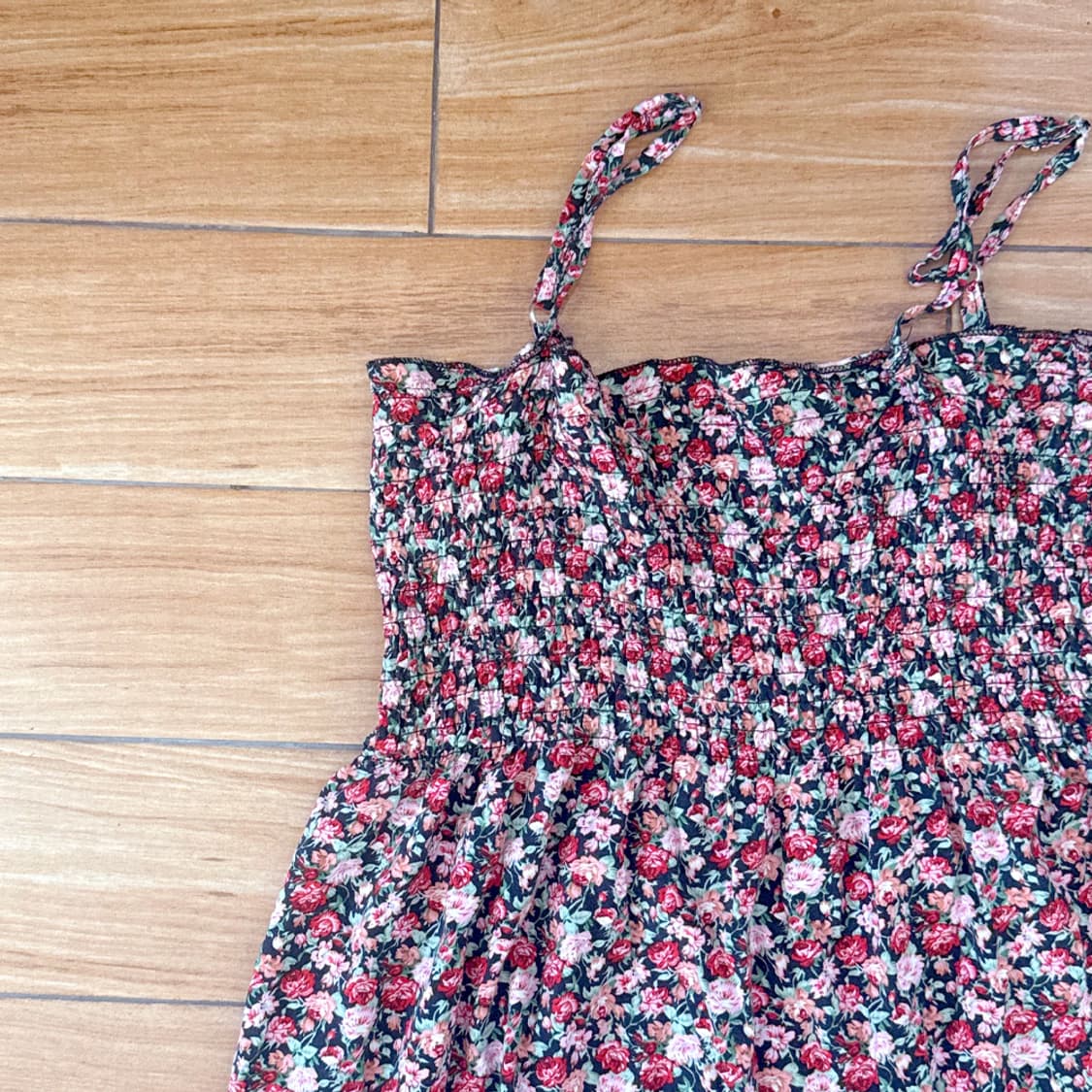 장미정원 스모크 원피스 상품이미지6