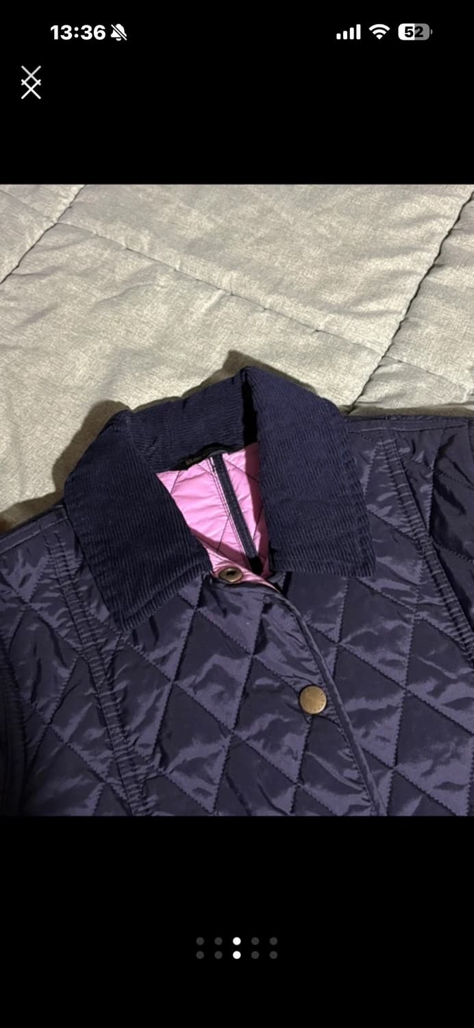 지금 입기 좋음!) 바버 리더스데일 자켓 키즈 XL (성인여성 가능) 상품이미지3