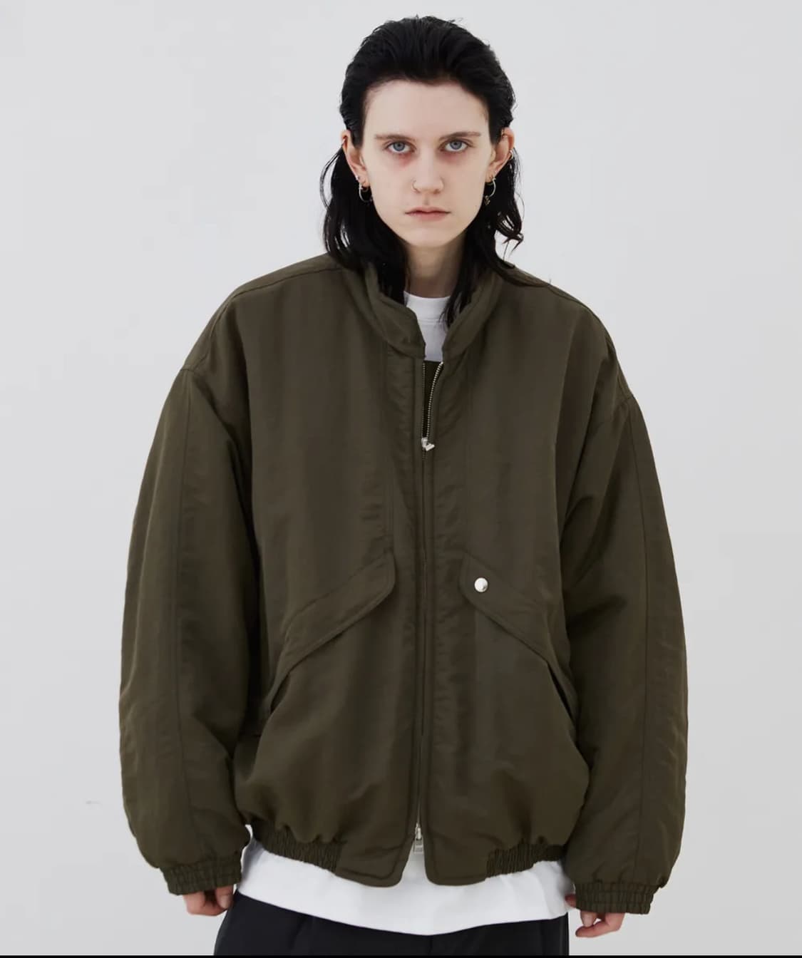 이에이 IEY Wire Collar Oversized 점퍼 M 상품이미지4