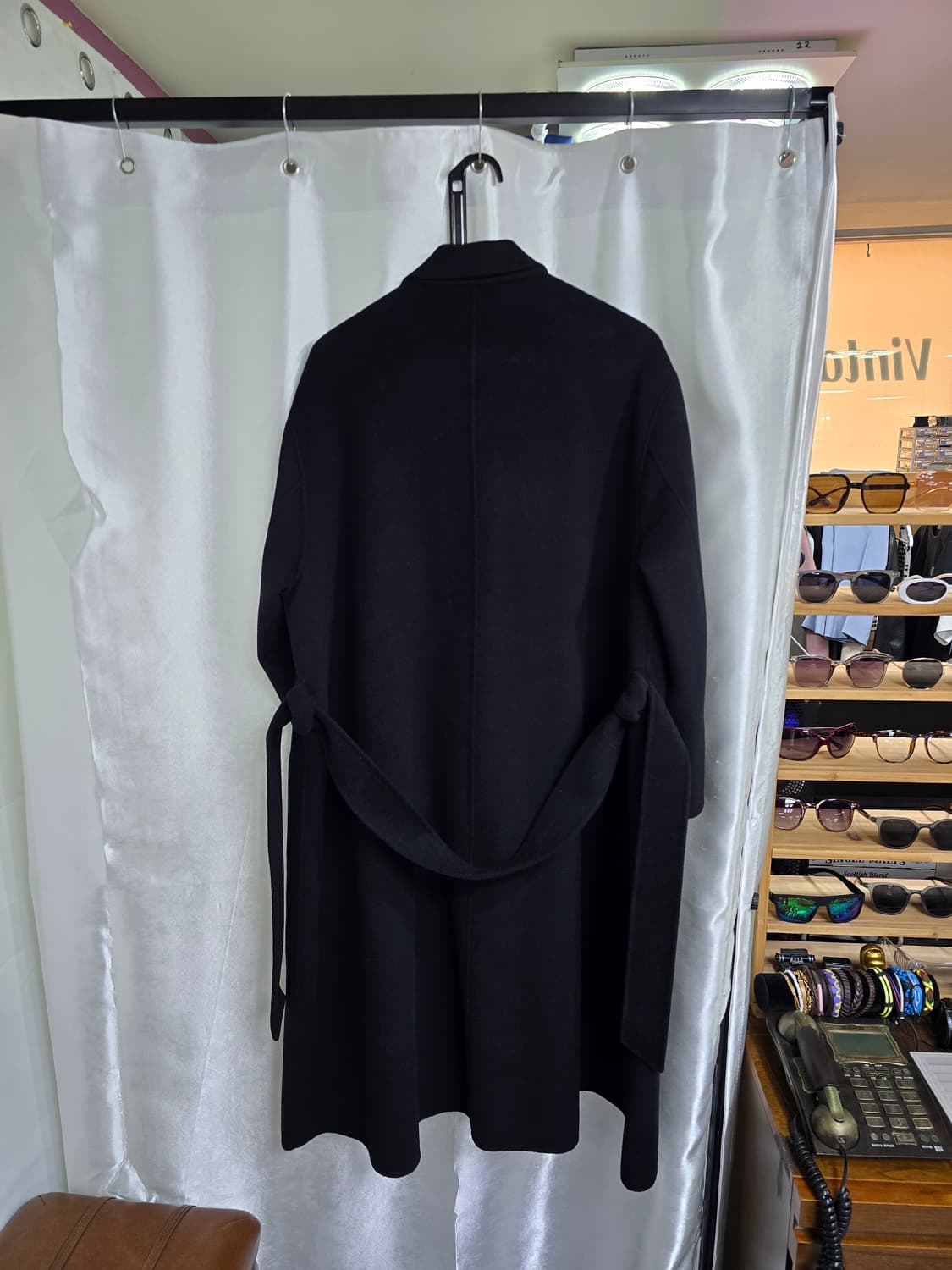 스튜디오톰보이 블랙 롱코트 (1476) 상품이미지2