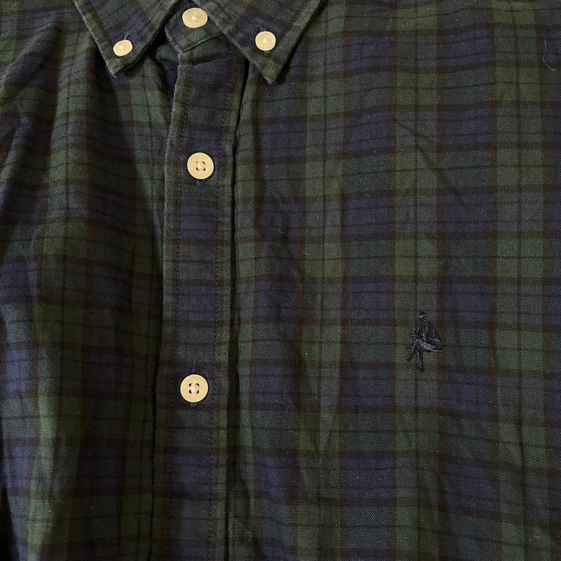 올젠 컴포트핏 체크 버튼다운 셔츠 XXL/110 상품이미지4