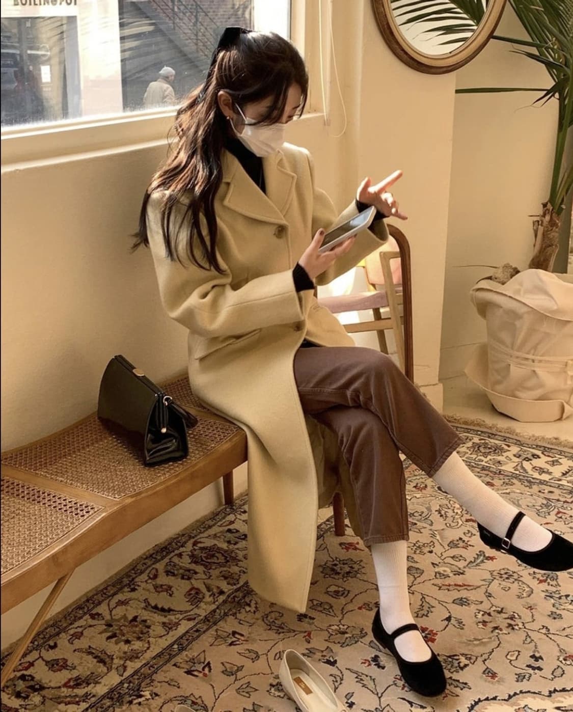 아비에무아 아워글래스 코트 1사이즈 상품이미지2