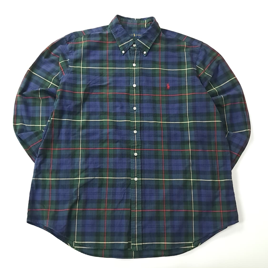 CK574 2XL 폴로 90s 클래식 타탄체크 셔츠 남방 상품이미지1