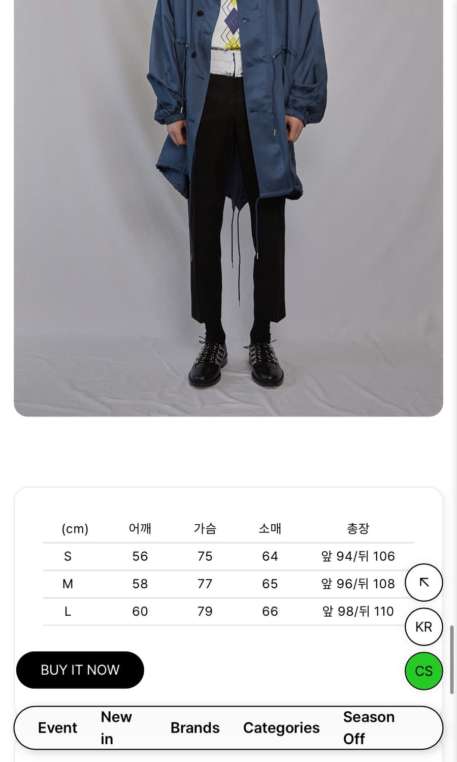 Draping Coat 상품이미지5