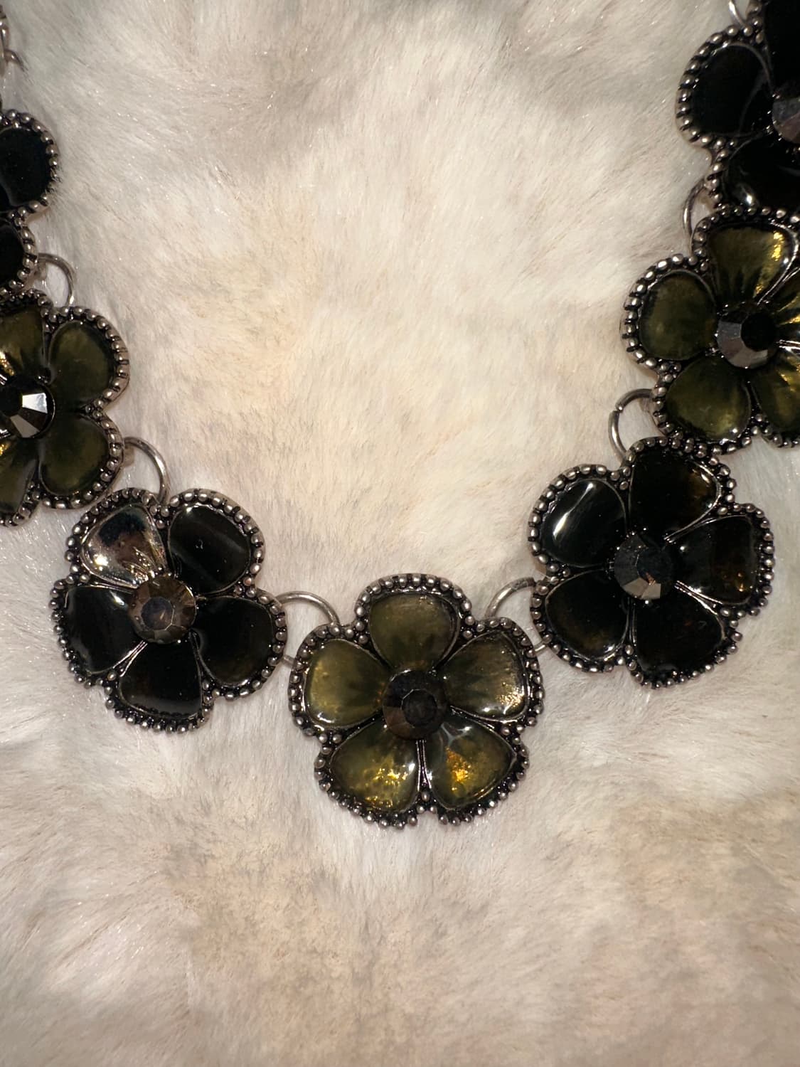 오리엔탈 고스펑크 빈티지 녹색 목걸이 상품이미지2