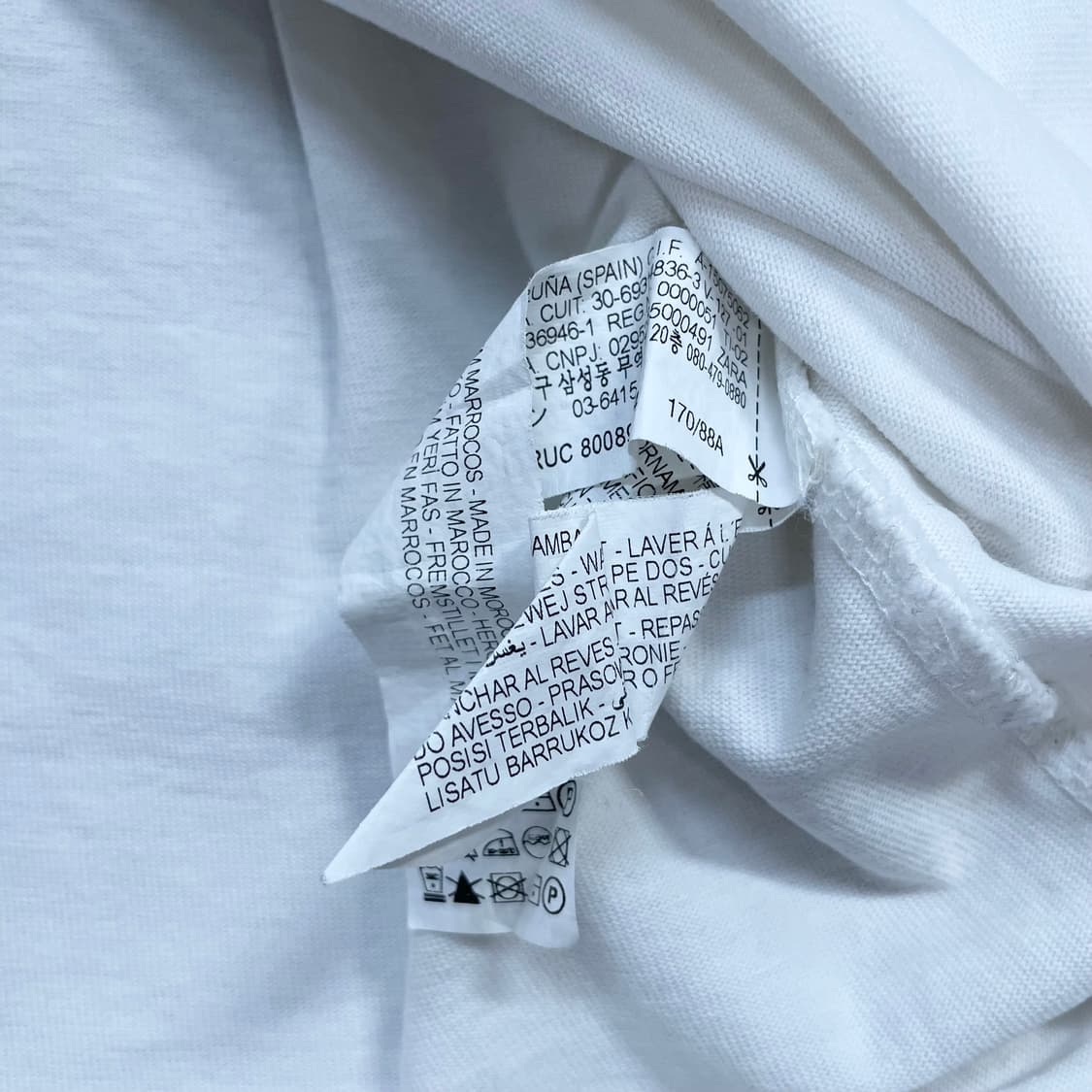 아더에러 x 자라 그래픽 롱슬리브 화이트 상품이미지5