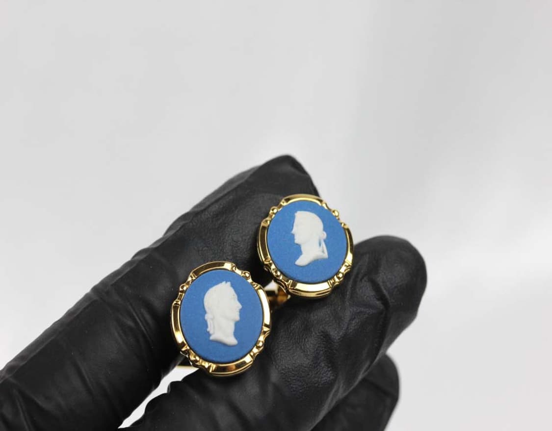 웨지우드 A+등급 남자 명품 커프스 제스퍼 상품이미지6